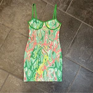 Zara Knit Printed Mini dress Size S